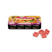 MUHA Raspberry Pineapple 100mg - Hash Rosin Infused Gummies (H)