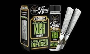 [Claybourne Co.] Frosted Infused Preroll 2 pack - 1g - Lemon Lime Kush (H)
