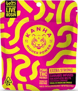 KANHA - [Kanha] Live Rosin Belts - 100mg - Strawberry Lemonade (I)