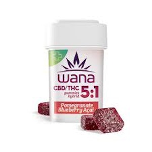WANA - 5:1 Pomegranate Blueberry Acai (CBD/THC) Adult-Use