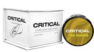 Critical Concentrates-Thai Banana-Cold Cure Live Rosin Dab-1g