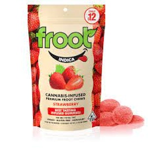 FROOT - STRAWBERRY GUMMIES 10PK - 100MG