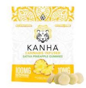 KANHA - PINEAPPLE GUMMIES - 100MG