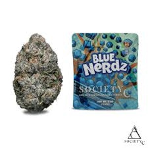 SOCIETY C - Blue Nerdz (Pre-Pack 1/8th) Adult-Use