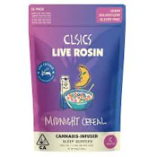 CLSICS - Live Rosin Gummies Midnight Cereal Killer 20-Piece CBN INFUSED 100mg