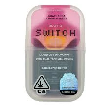 Boutiq - BOUTIQ -  Grape Soda x Crunch Berry Live Diamonds Dual AIO | 1g | I/I |  Main Image