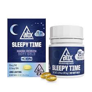ABSOLUTE XTRACTS - [ABX] SLEEPY TIME THC:CBN SOFT GEL - 750:375MG - 30 COUNT (I)