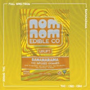 Nom Nom | Bananarama UPLIFT | THC Gummies | 200mg