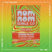 Nom Nom | Citrus Blast BALANCE | THC Gummies | 200mg