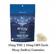 Enjoy Hemp: Live Rosin Indica Sleep 1000 mg Live Rosin Blood Orange Delta 9 THC + CBN Gummies
