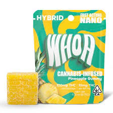 Whoa -  WHOA Edibles Gummy 100mg Hybrid Pineapple Main Image