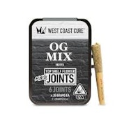 [West Coast Cure] Prerolls 6 pack - 2.1g - OG Mix (I)