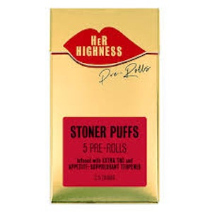 HER HIGHNESS - Her Highness- Stoner Puffs- 2.5g/5pk- Infused Preroll