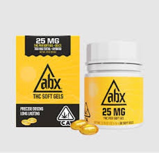 ABSOLUTE XTRACTS - [ABX]  THC SOFT GELS - 25MG - 30 COUNT (H)