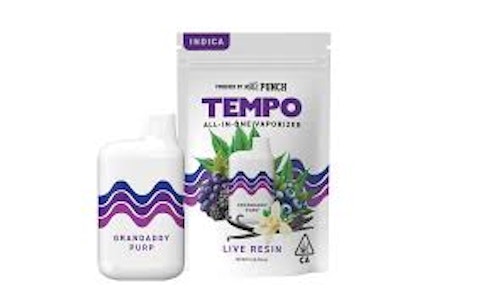 TEMPO - [Tempo] Live Resin AIO - 1g - Granddaddy Purp (I)