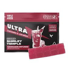 CLSICS - Ultra Live Rosin and Live Resin Gummy Bar 100mg Hybrid Shirley Temple Main Image