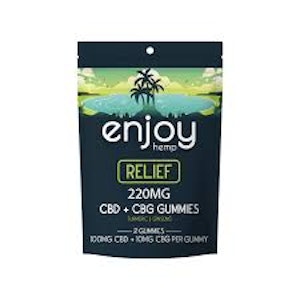 Enjoy Hemp Wellness - Enjoy Hemp CBD + CBG Relief Gummies 2 pack