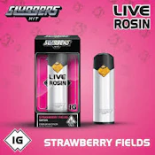 [Sluggers] Live Rosin AIO - 1g - Strawberry Fields (S)
