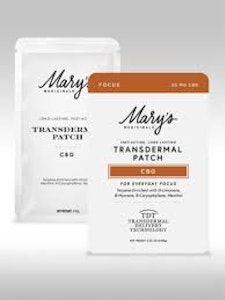MARY'S MEDICINALS - [MARY'S MEDICINALS] Patch - 20mg - CBG Focus (H)