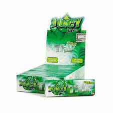 Juicy Jay 1 1/4 Green Trip Rolling Papers