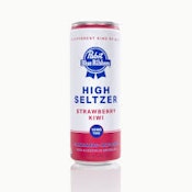[PABST]  THC SELTZER - 10MG - STRAWBERRY KIWI (H)