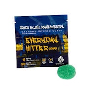 Sour Blue Raspberry 100mg Single Gummy - Everyday