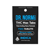 [Dr Norm's] THC Max 2ct Tablets - 100mg - Indica