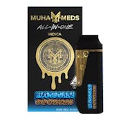 MUHA Disposable Vape Blueberry Cookies (I) 1g