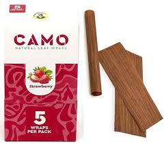 Camo Strawberry Flavored Natural Wraps