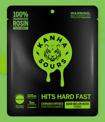 KANHA - Rosin - Vegan Solventless Rosin NANO Hybrid Sour Melon Rush 100mg