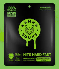 KANHA - KANHA - Rosin - Vegan Solventless Rosin NANO Hybrid Sour Melon Rush 100mg Main Image