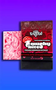 Exodus - Exodus Mushy Bites Premium Mushroom Extract Chocolate Strawberry Mushroom Squares 750mg 1 square