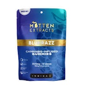 BLUE RAZZ FRUIT CHEWS 200MG ADULT-USE