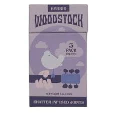 Woodstock Heritage Strains - Mule Fuel x Do-si-Do - 0.5g Shatter Infused Preroll 5pk Main Image