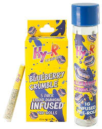 HY-R - Blueberry Crumble Liquid Diamond Infused (5PK 3G) Adult-Use Main Image