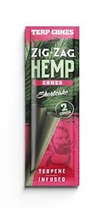 Zig-Zag - Shortcake | Hemp Cones | 2 Pack (Zig-Zag)