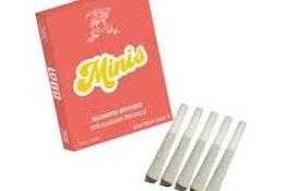 Lobo- Razberry Gas Diamond Infused 5pk prerolls