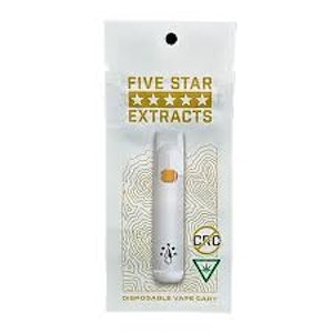 FIVE STAR EXTRACTS BY: TRUE NORTH COLLECTIVE - MAC FLURRY NUG RUN SUGAR SAUCE DISPOSABLE ADULT-USE