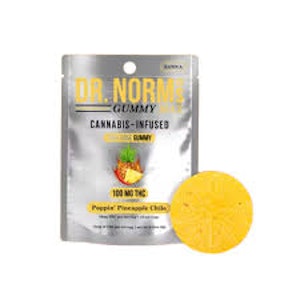 DR NORMS - [Dr Norm's] Single Gummy - 100mg - Poppin Pineapple Chile