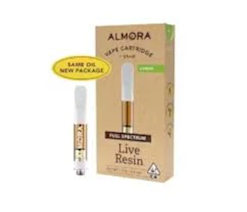 Almora - [Almora] Live Resin Cartridge - 1g - Peanut Butter Souffle (H)