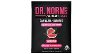 [Dr Norm's] THC MAX Gummy - 100mg - Wicked Watermelon (I)