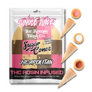 Ice Kream Hash Co. - Neapolitan Cones Live Rosin  (200mg) Adult-Use