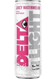 Delta Beverages - Delta Light 5 mg Sparkling Beverage Juicy Watermelon  Main Image