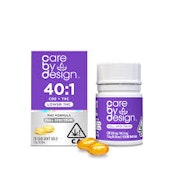 [CARE BY DESIGN] 40:1 CBD:THC SOFT GELS - 5MG - 10 COUNT