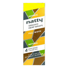 Natty Organic Hemp Wraps Natural