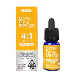 CARE BY DESIGN - [CARE BY DESIGN] CBD TINCTURE - 4:1 - 15ML