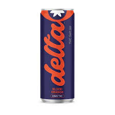 Delta Beverages - Delta Beverages 20 mg Sparkling THC Drink Blood Orange Main Image