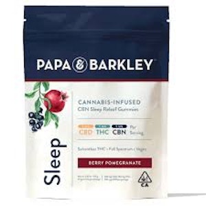 PAPA AND BARKLEY - [PAPA & BARKLEY] THC Gummies - 100mg - THC:CBD:CBN 1:1:1 Berry Pomegranate (I)