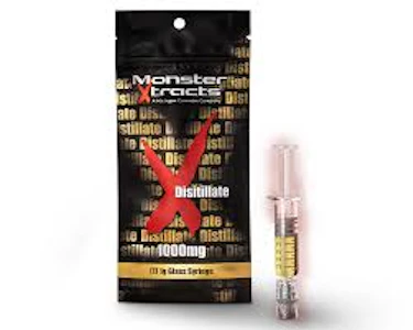 MONSTER XTRACTS - DISTILLATE 1G GLASS SYRINGE ADULT-USE