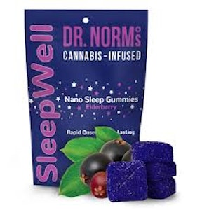 DR NORMS - [DR NORMS] 2:1 THC:CBN GUMMIES - 100MG - ELDERBERRY (I)
